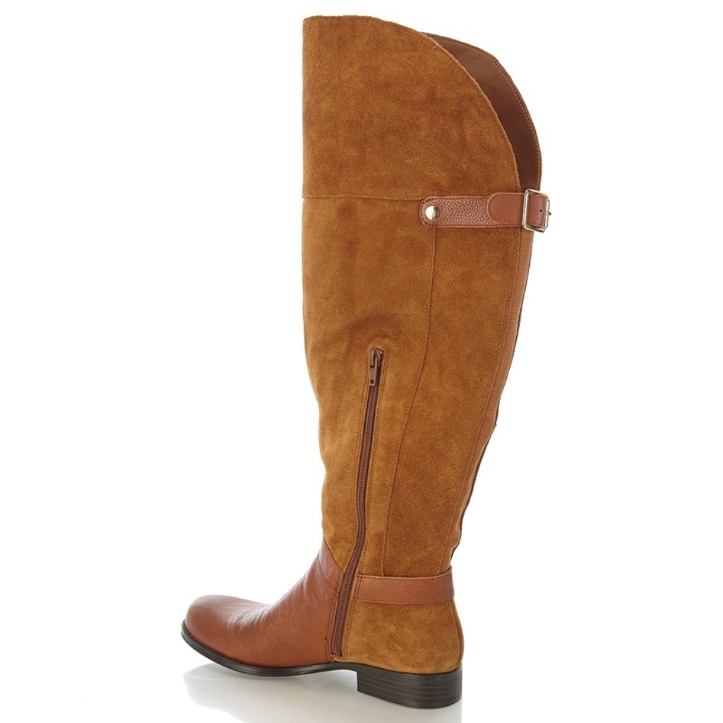 Naturalizer January Wide Cafe Brown Boots